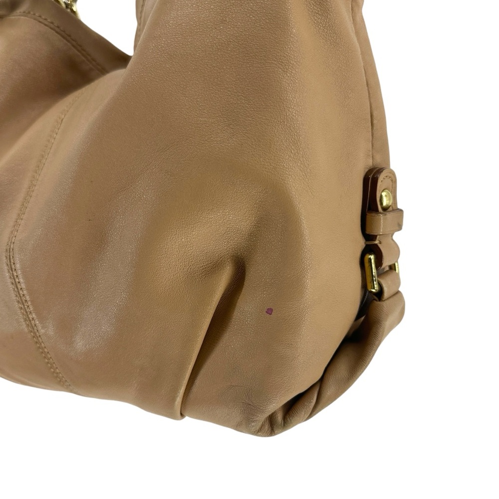 COACH Brooke 14142 Soft Tan Pebbled Leather Hobo Satchel Tote Handbag - Picture 7 of 17